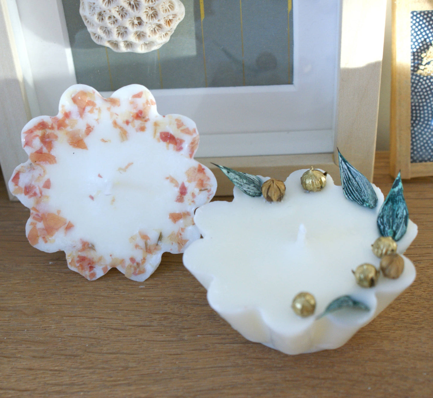 Bougie gourmande fleur de coton