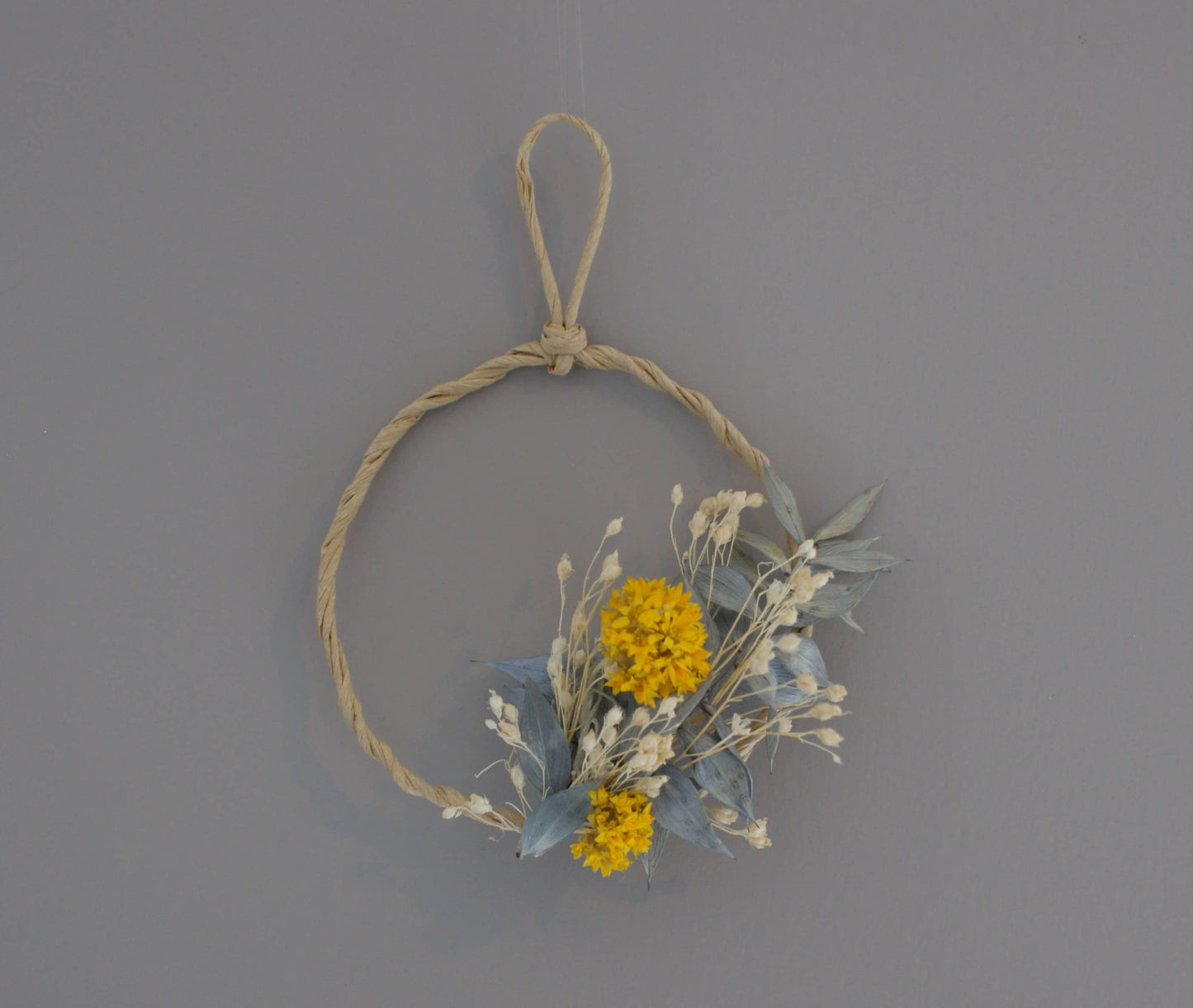 Couronne murale bleu estival