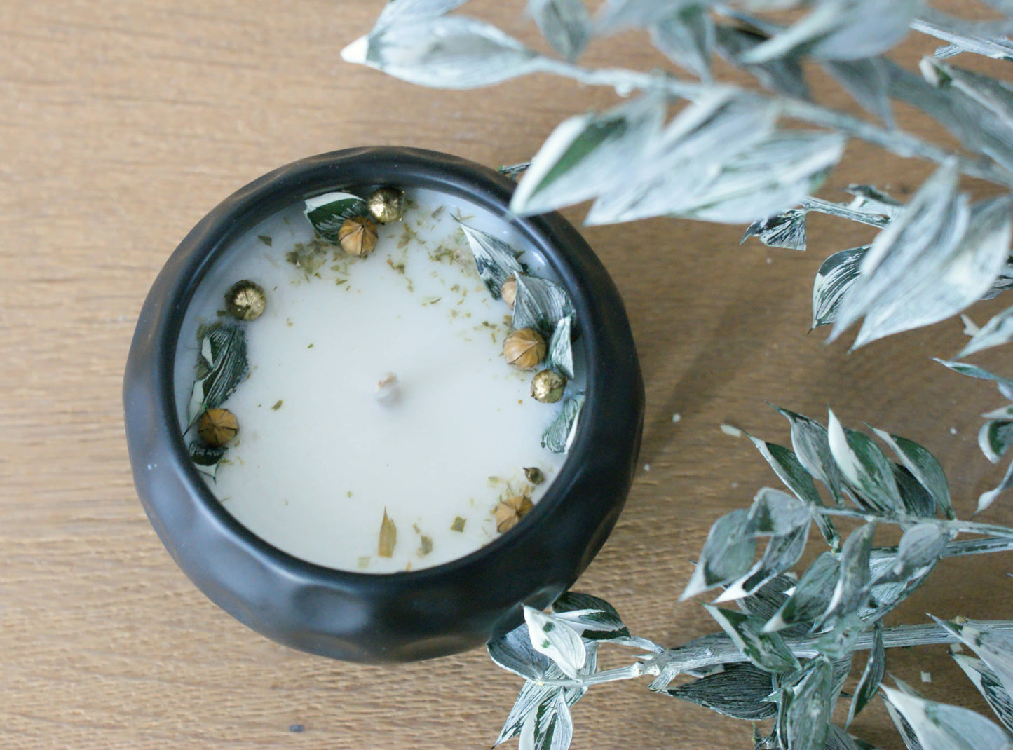 Bougie fleur de coton 2