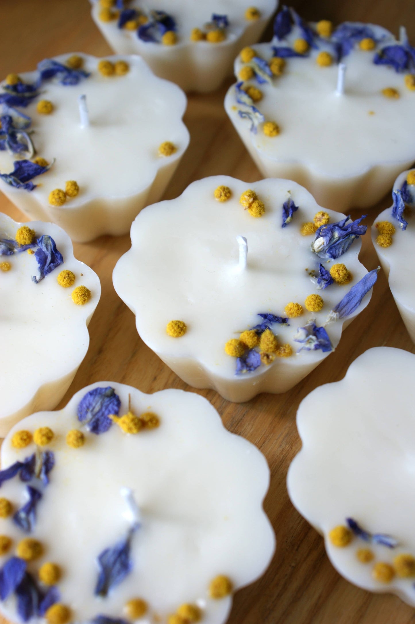 Bougie fleur sechee parfumee et naturelle 4