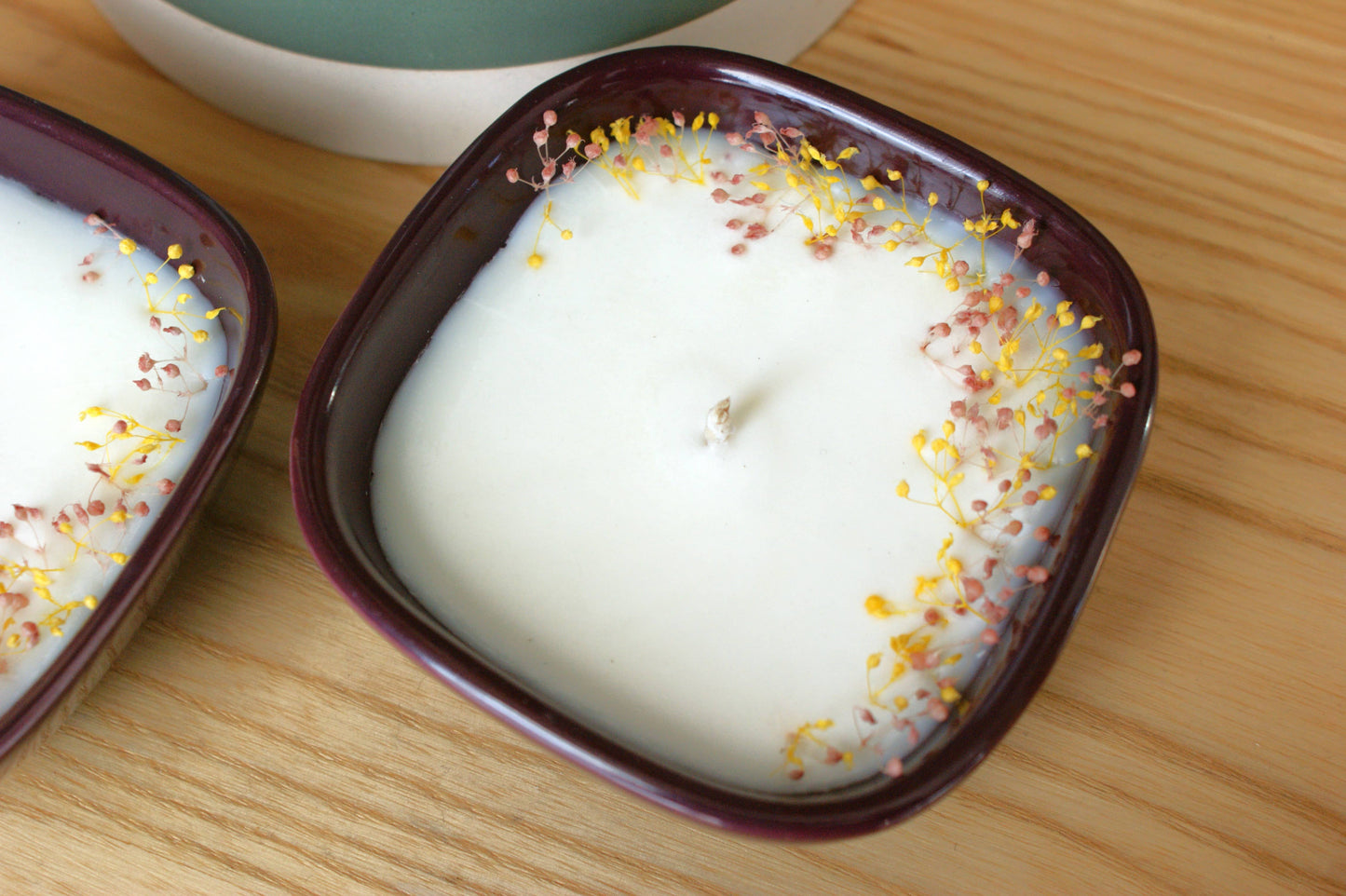 Bougie parfumée, fleurie de gypsophile 4