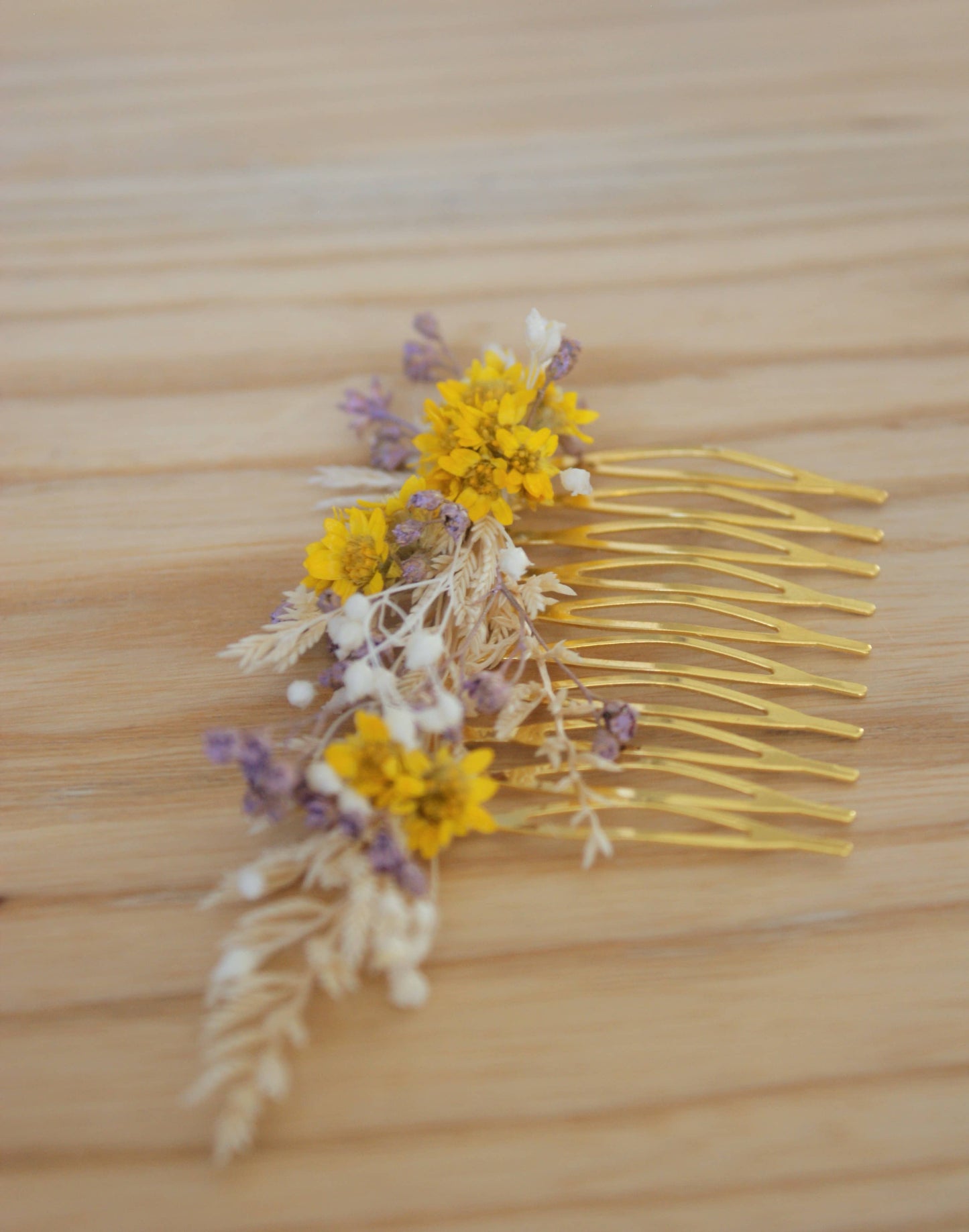 peigne fleuri artisanal style champetre 5