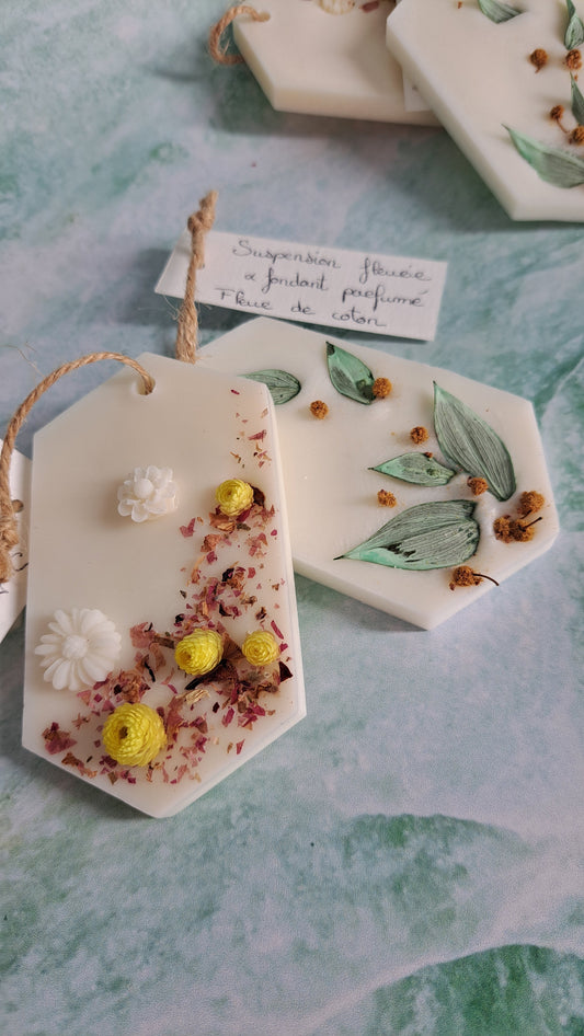 fondant parfumé naturel 2en1. Fondant en cire parfumée pour déco nature et parfum d'ambiance