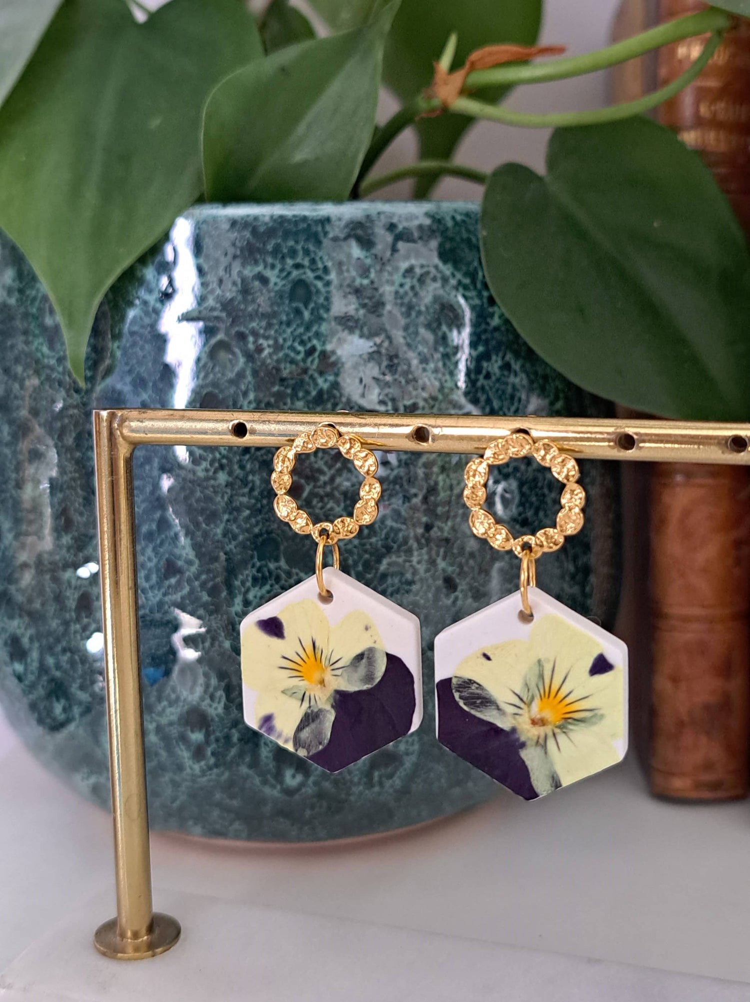 Bijoux Fleurs Séchées