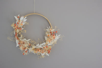 Couronne florale artisanale 7